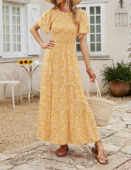 Bohemian beach dress