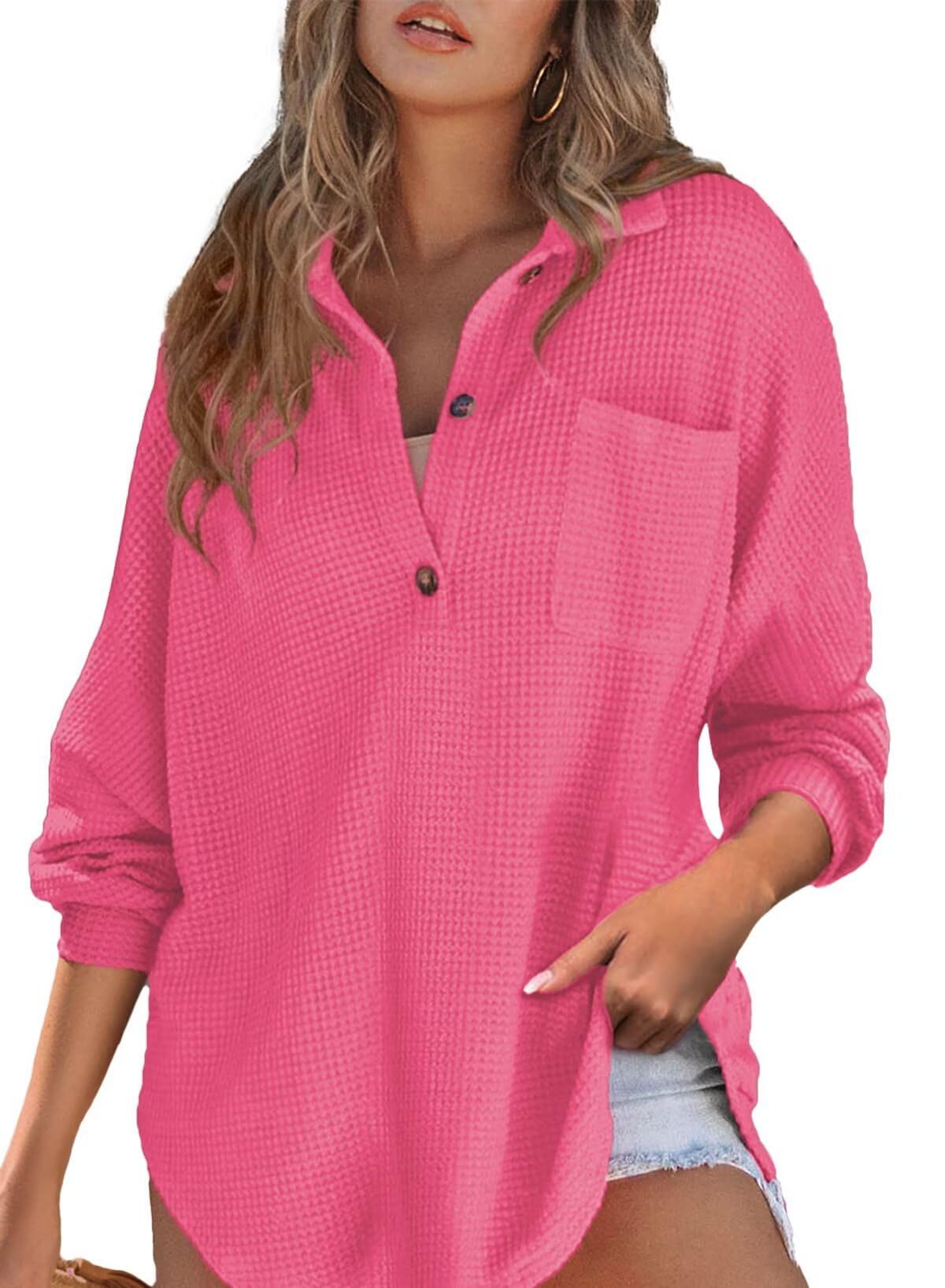 Waffle knit top