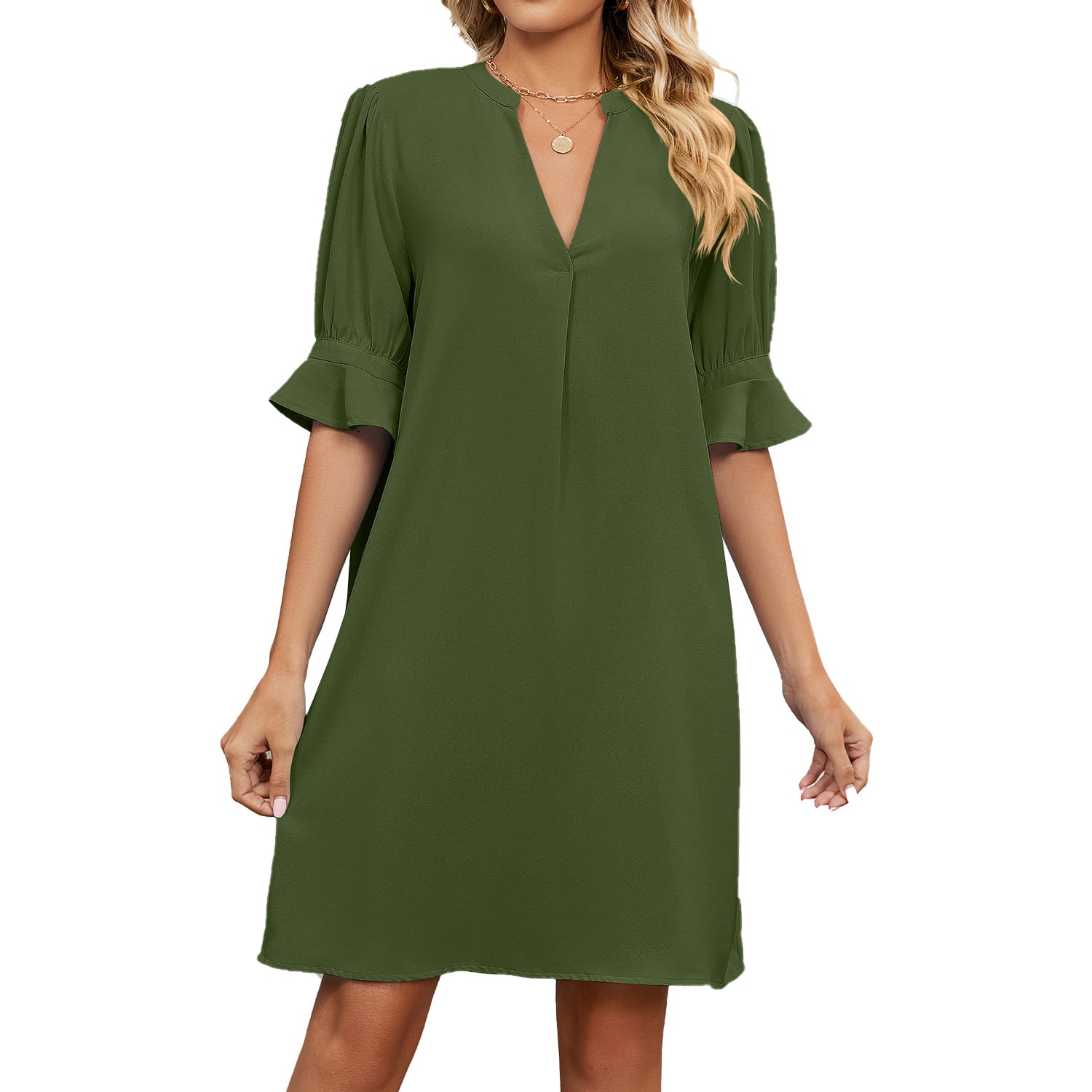New V-neck dress