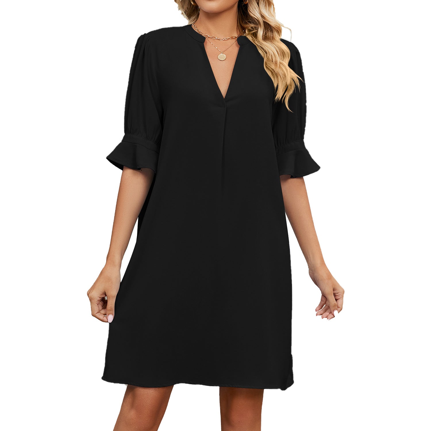 New V-neck dress
