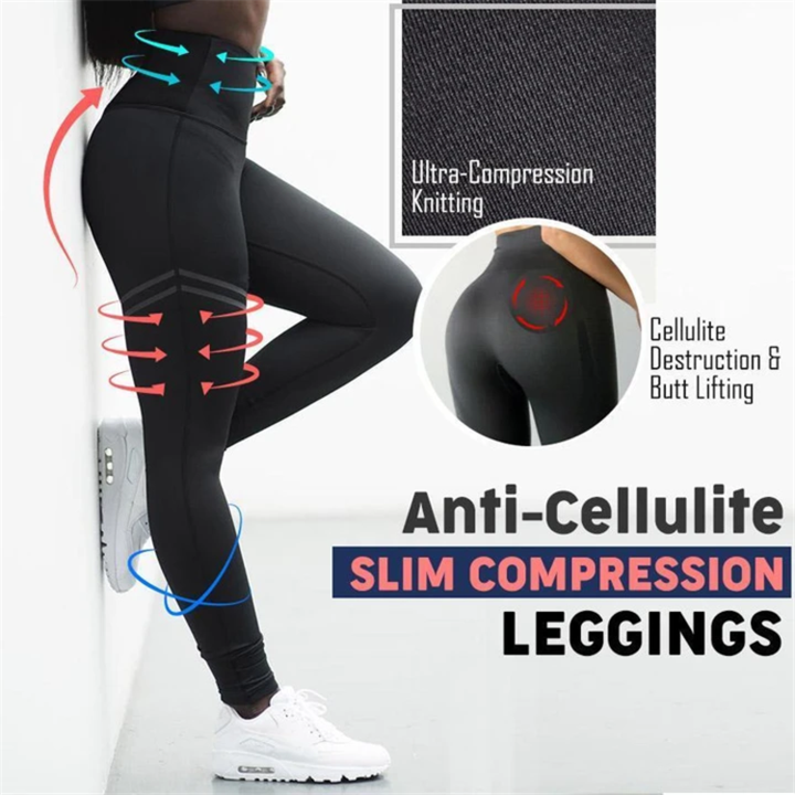 2026 Anti-Cellulite Compression High Waist Slim Leggings