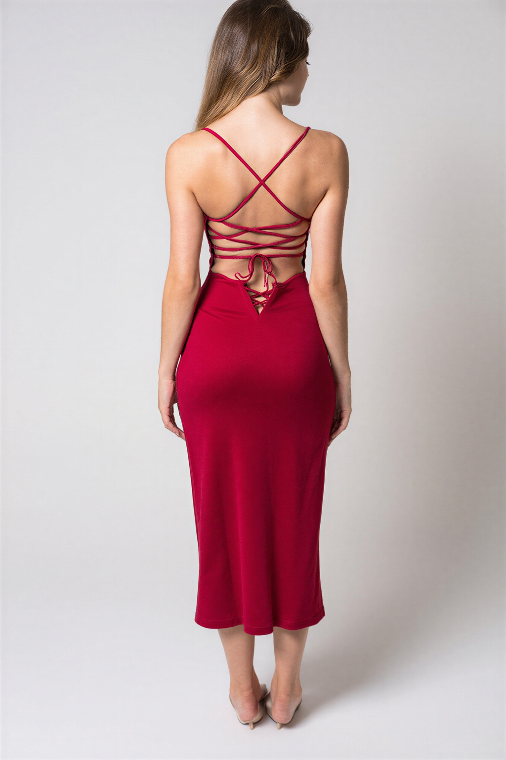 The Scarlet™ High-Slit Evening Dress