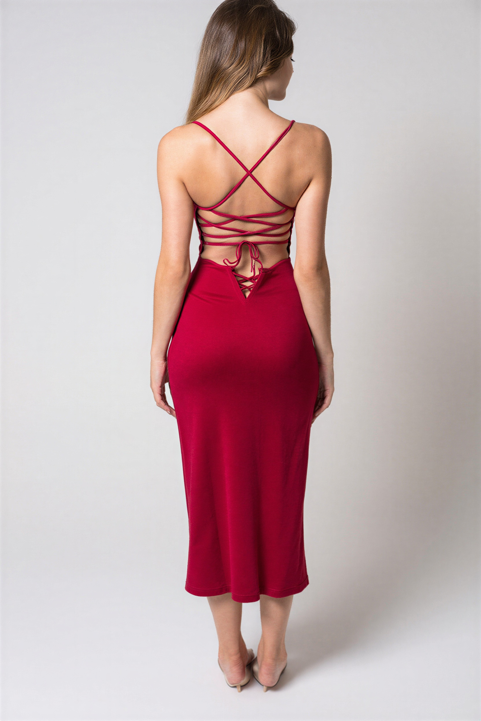 The Scarlet™ High-Slit Evening Dress
