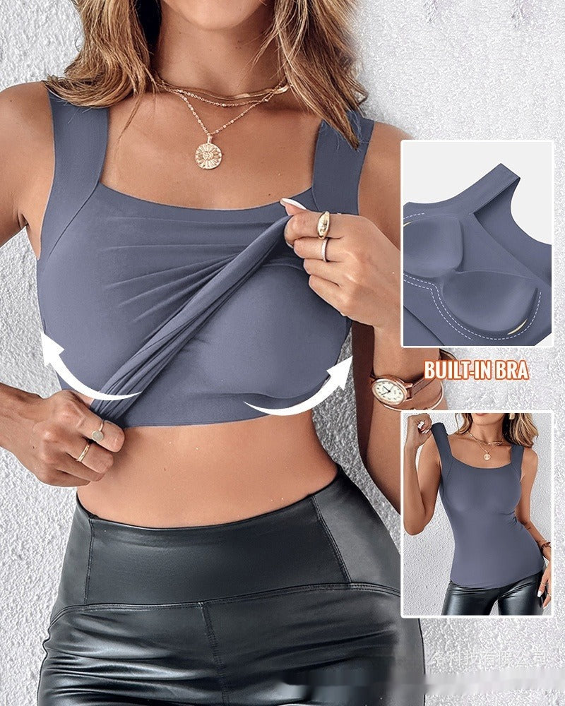 EaseLuxe™Sleeveless Built-In Comfort Bra