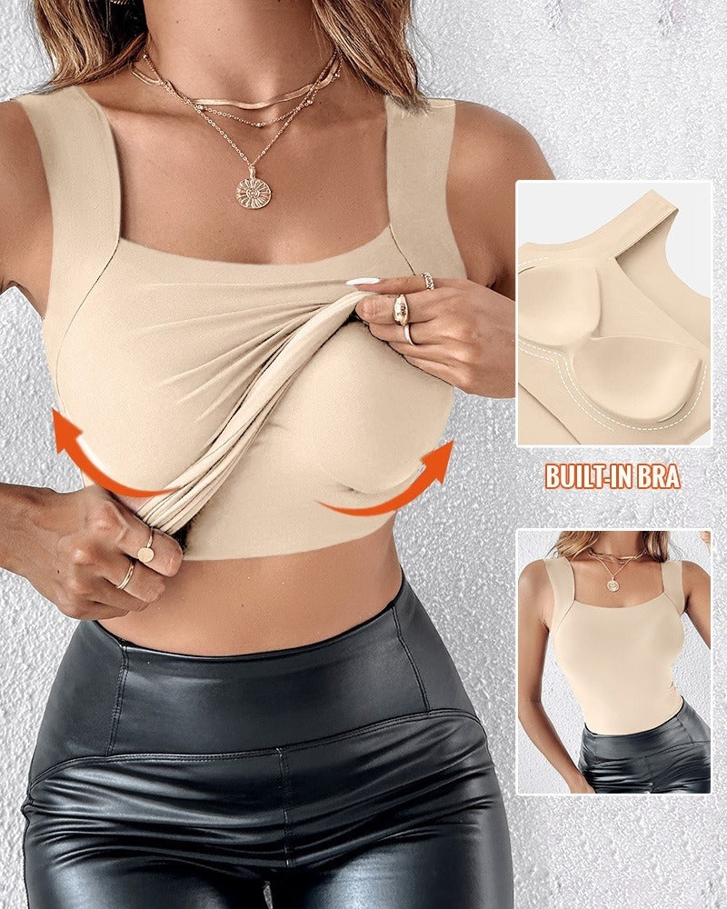 EaseLuxe™Sleeveless Built-In Comfort Bra