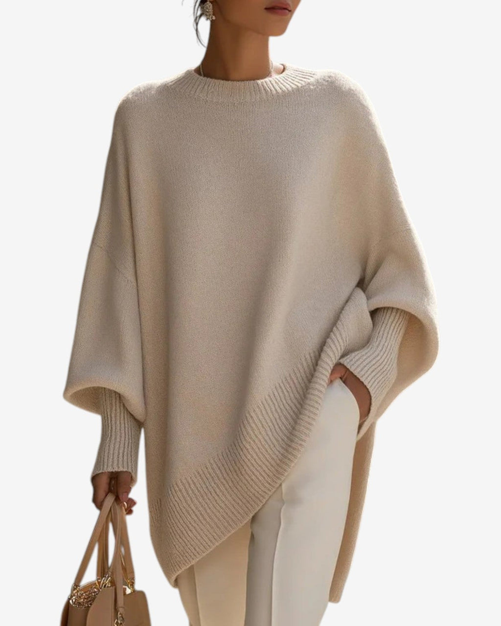 Kallos London | Relaxed Cashmere Blend Knit Sweater