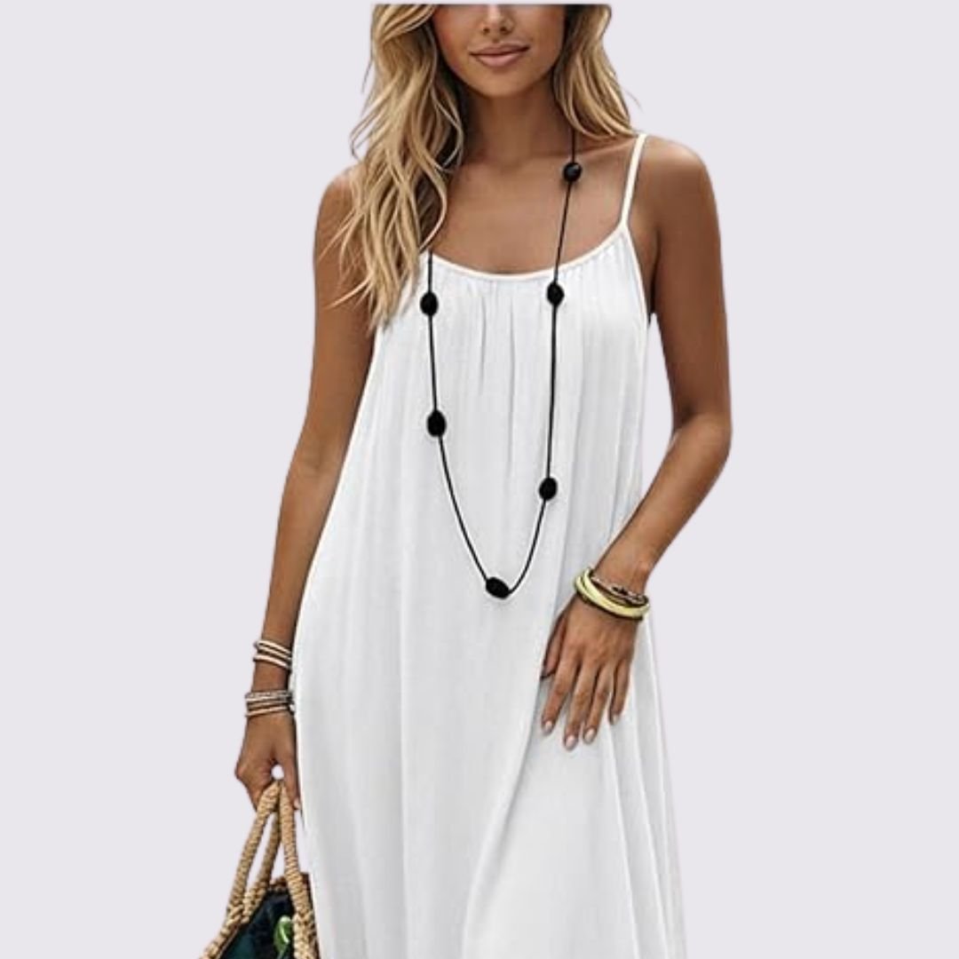 Women's backless camisole dress