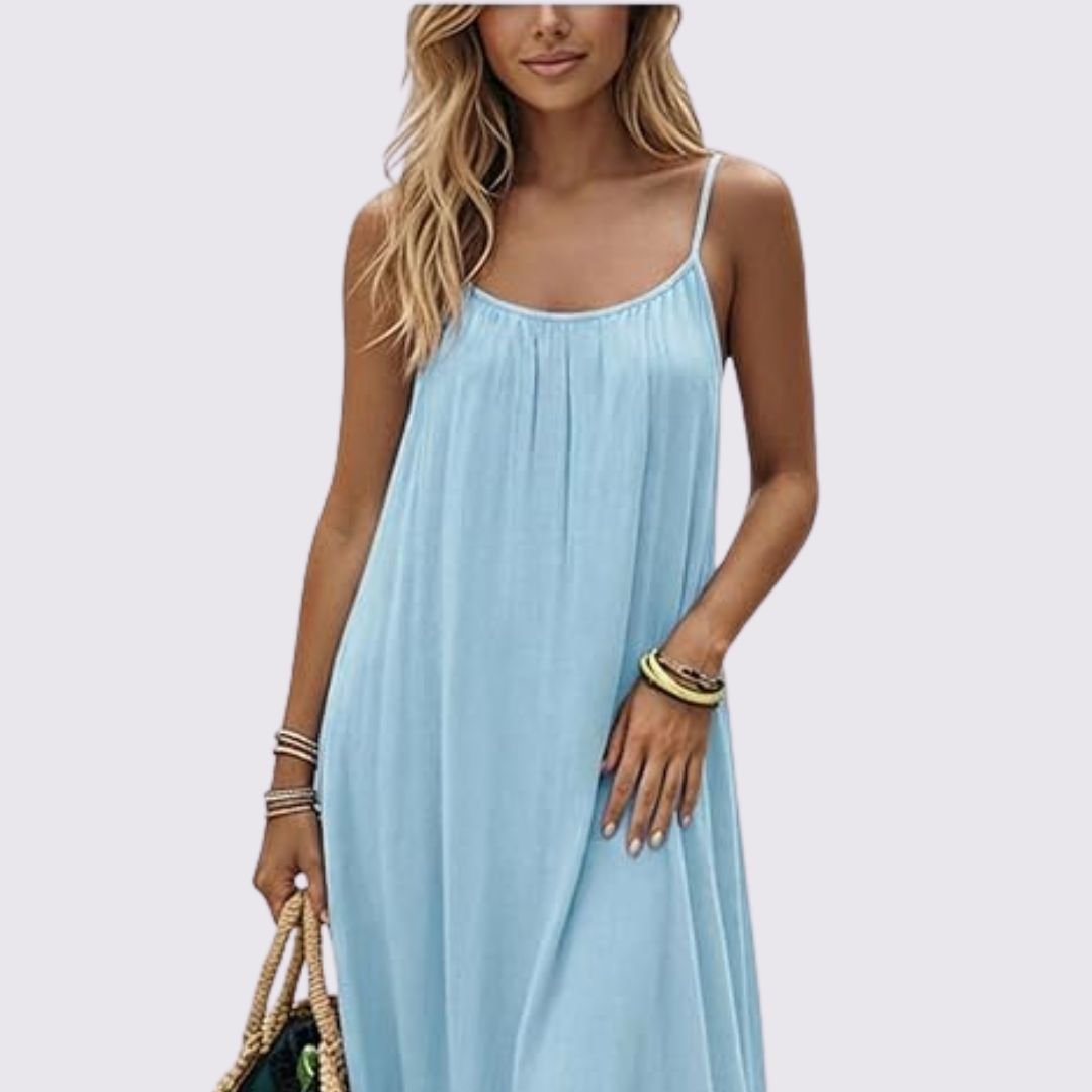Women's backless camisole dress