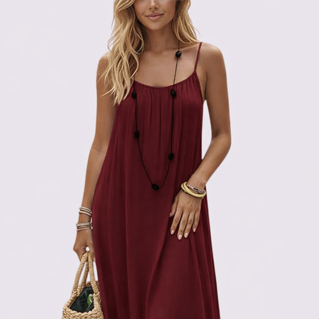 Women's backless camisole dress