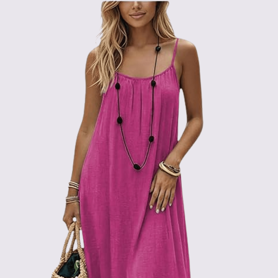 Women's backless camisole dress