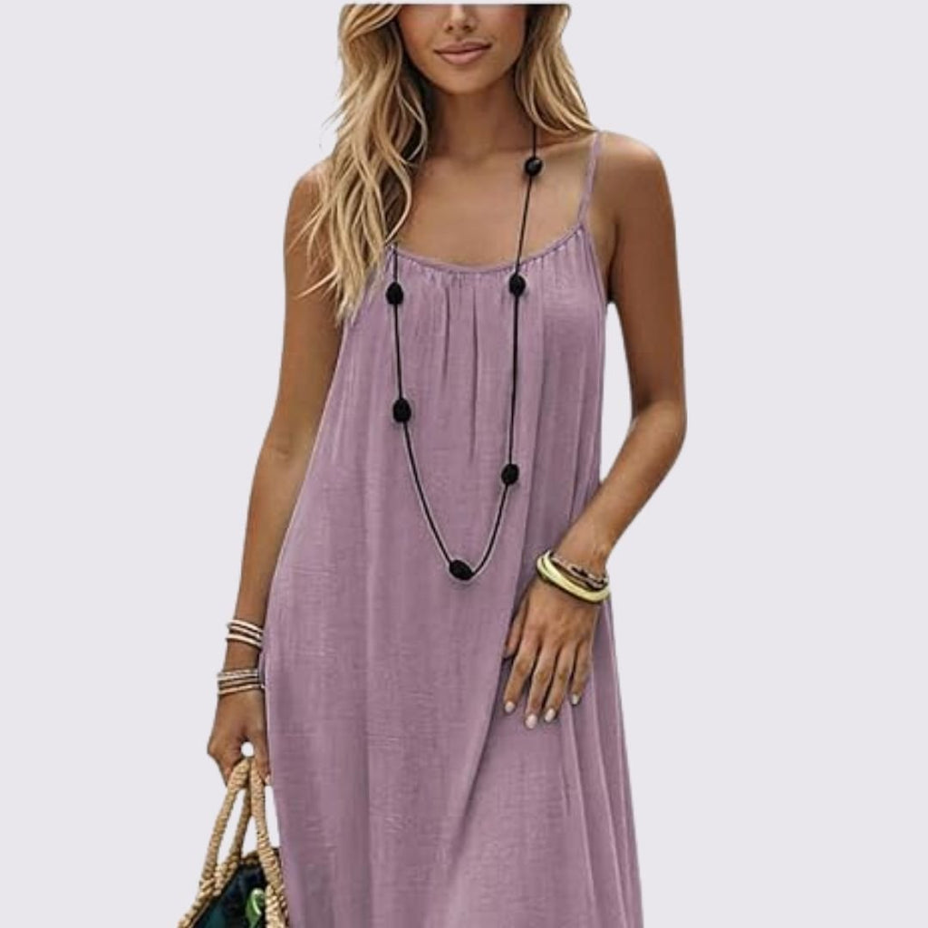 Women's backless camisole dress